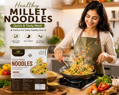 Foxtail Millet Noodles 190gm - Healthy High Fiber Noodles