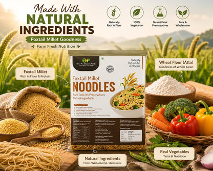 Foxtail Millet Noodles 190gm - Healthy High Fiber Noodles