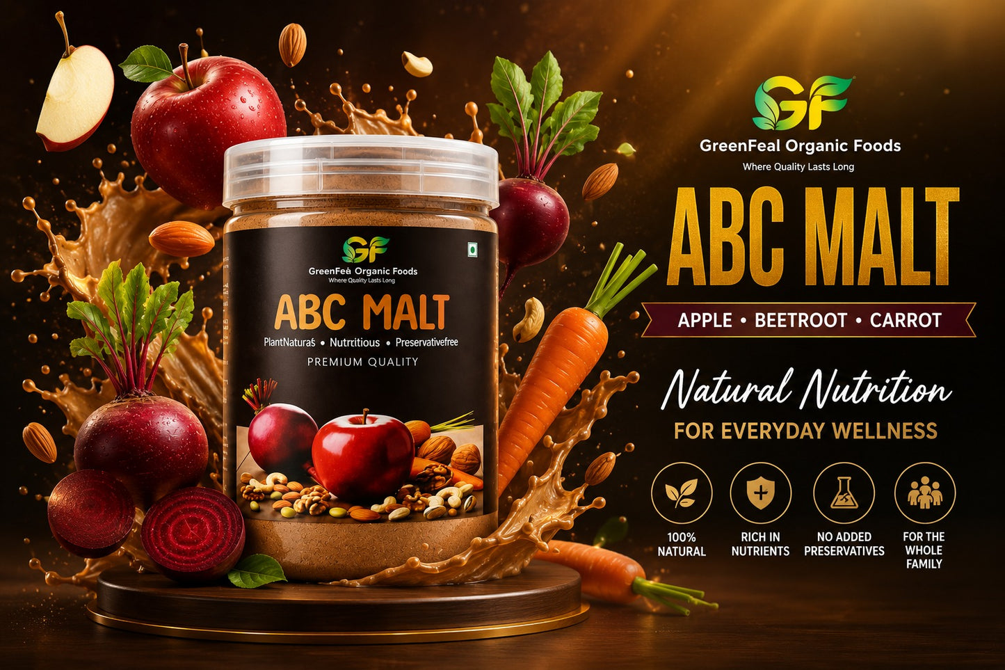 ABC Malt - Apple Beetroot Carrot Health Drink