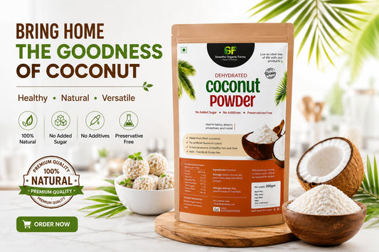 Dehydrated Coconut Powder 200gm - 100% Pure Natural Coconut