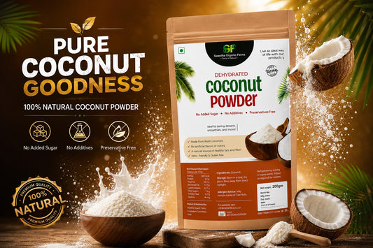 Dehydrated Coconut Powder 200gm - 100% Pure Natural Coconut