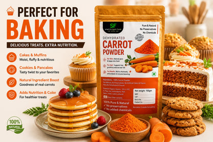Carrot Powder 100gm - Natural Skin & Hair Care Superfood