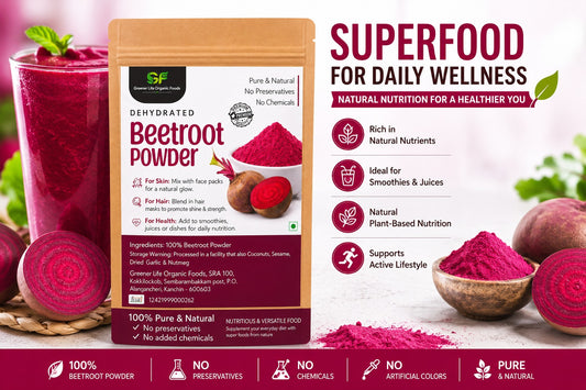 Beetroot Powder 100gm - Natural Skin & Hair Care Superfood