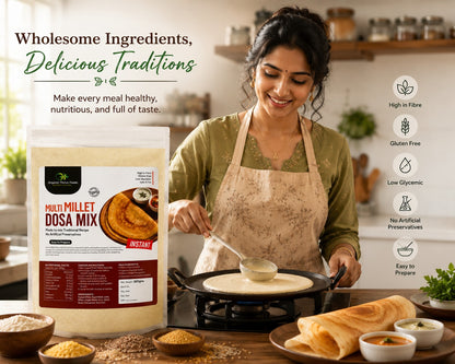 Multi Millet Dosa Mix - Instant Healthy Breakfast Mix