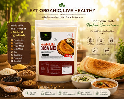 Multi Millet Dosa Mix - Instant Healthy Breakfast Mix