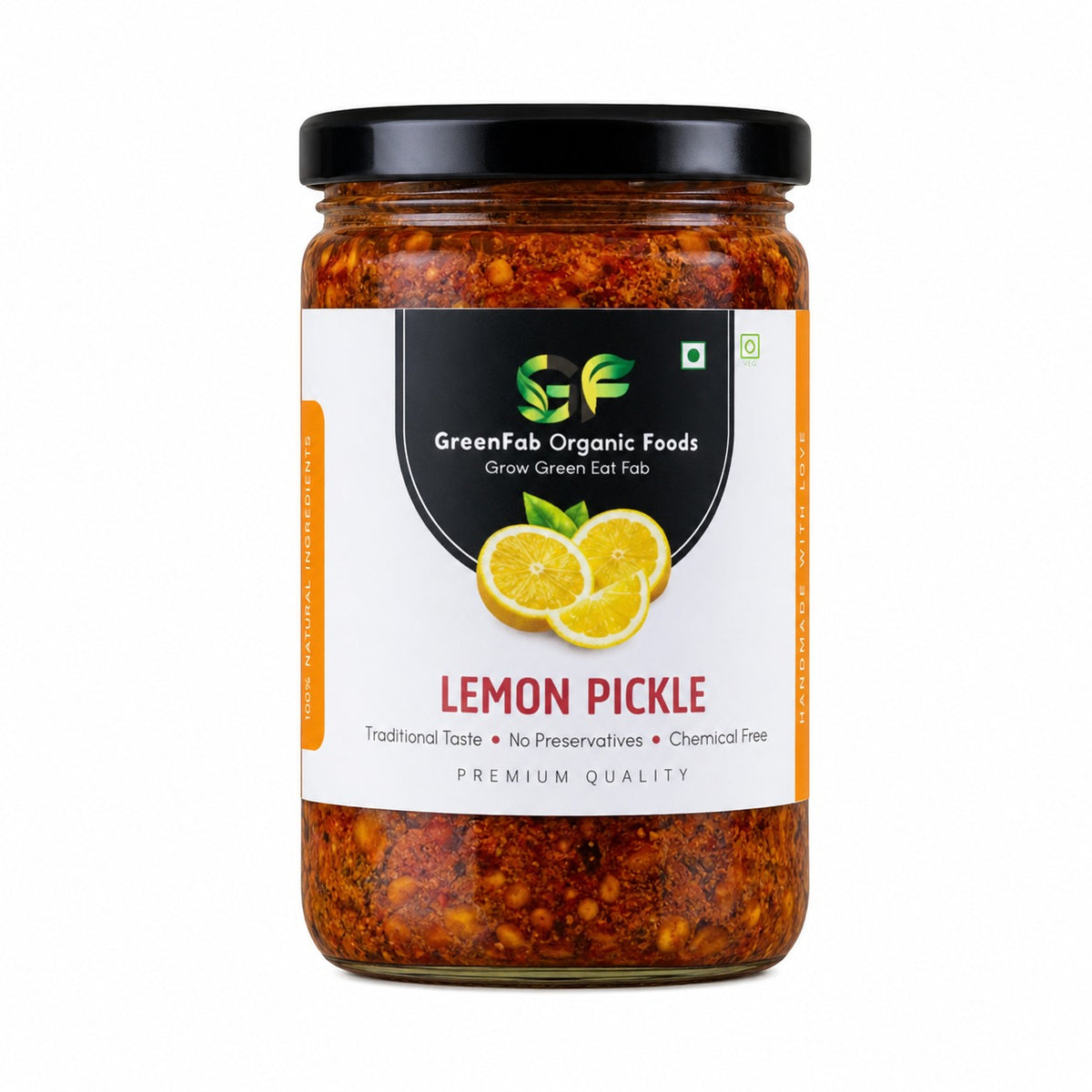 Lemon Pickle 200gm - Traditional Homemade No Vinegar Pickle