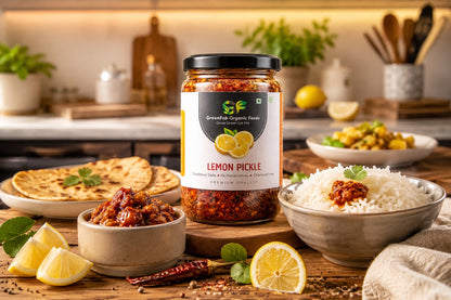 Lemon Pickle 200gm - Traditional Homemade No Vinegar Pickle