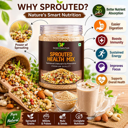 Sprouted Health Mix 250gm - Multigrain Nutrition Blend