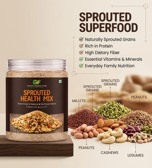 Sprouted Health Mix 250gm - Multigrain Nutrition Blend