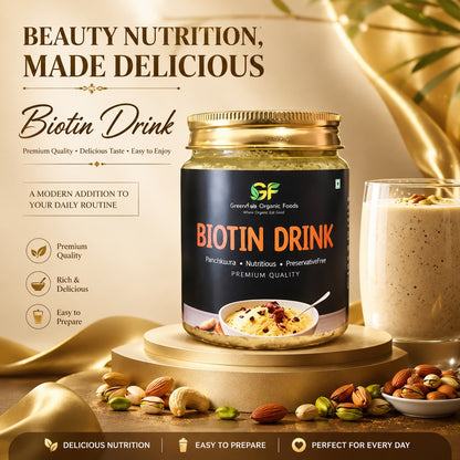 Biotin Drink for Hair Growth & Skin - 100% Natural