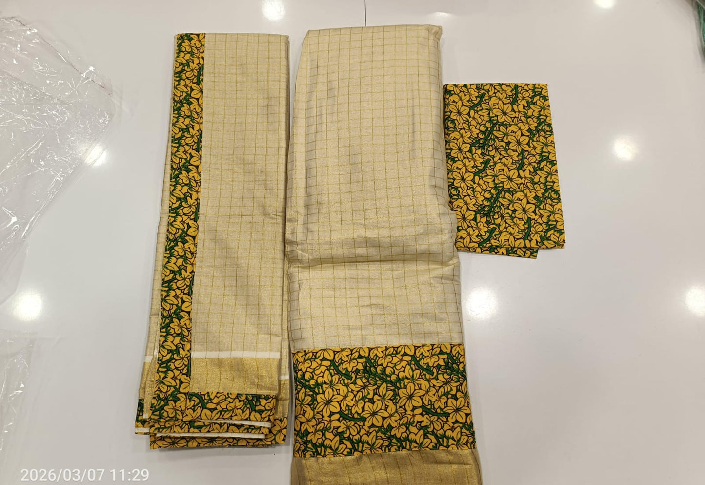 Elegant Kerala Davani – Vishu Special Half Saree