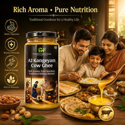 A2 Kangeyam Cow Ghee - Traditional Bilona Method Desi Ghee