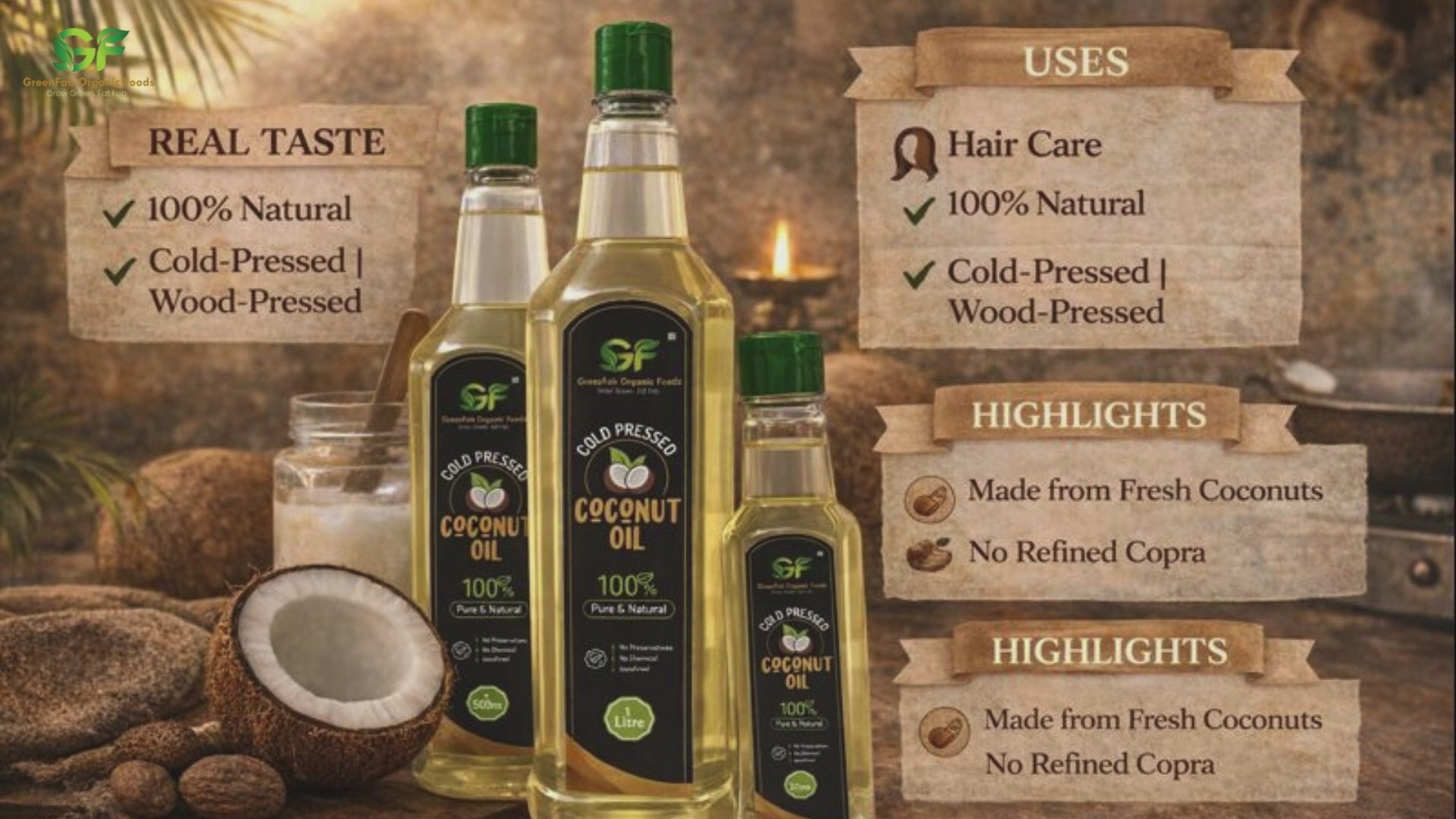 Cold Pressed Coconut Oil